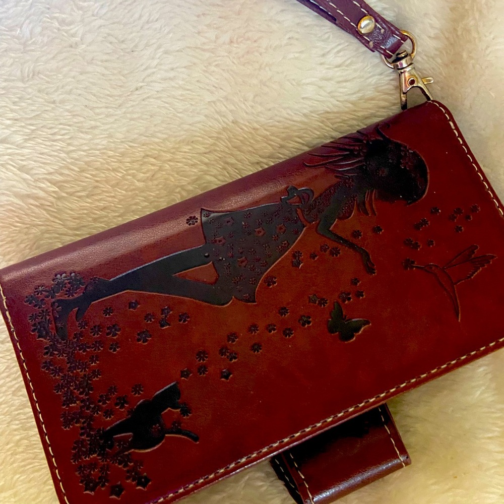 Cute leather wallet/phone case